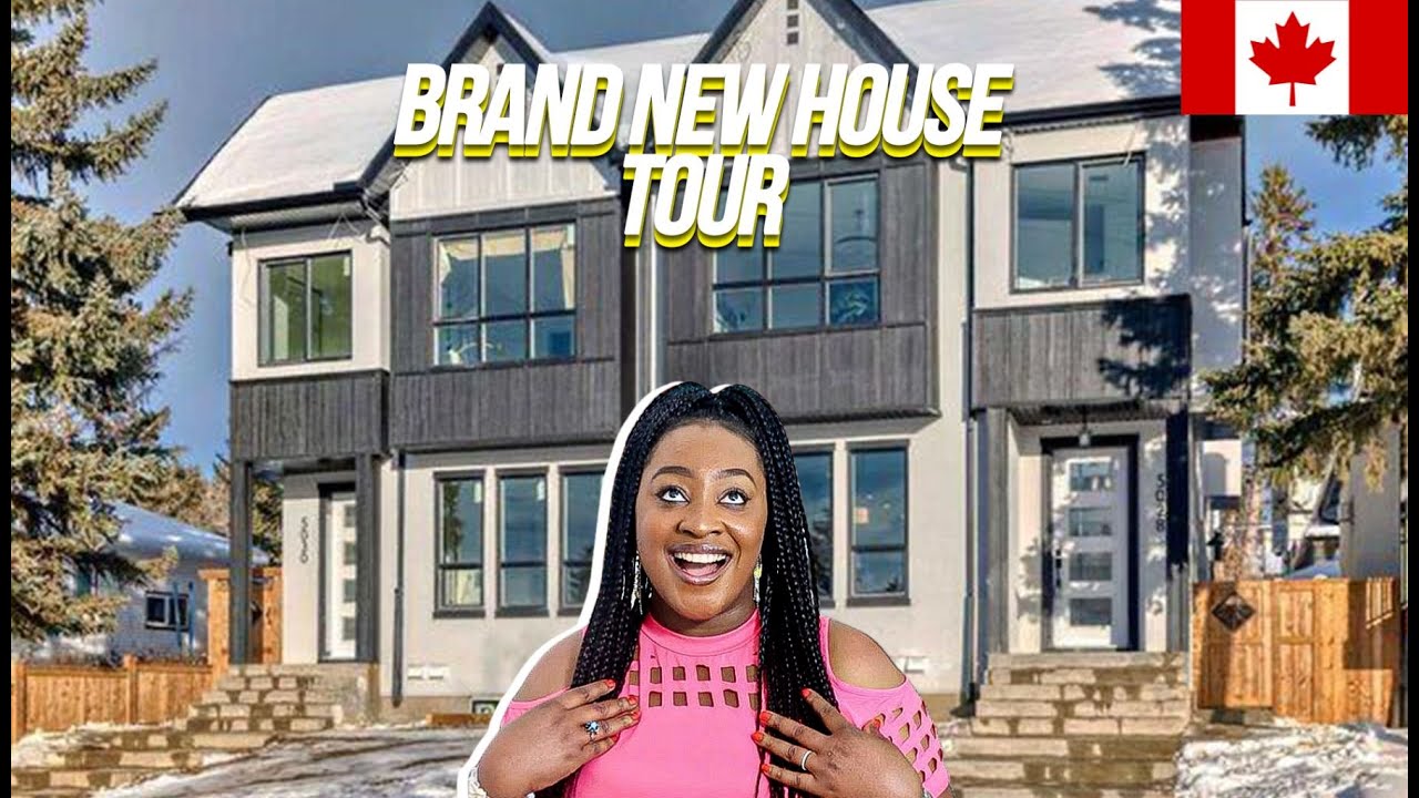 Tour of our New Home..What a Newbuilt 3-bed garage home in CALGARY ALBERTA looks like..