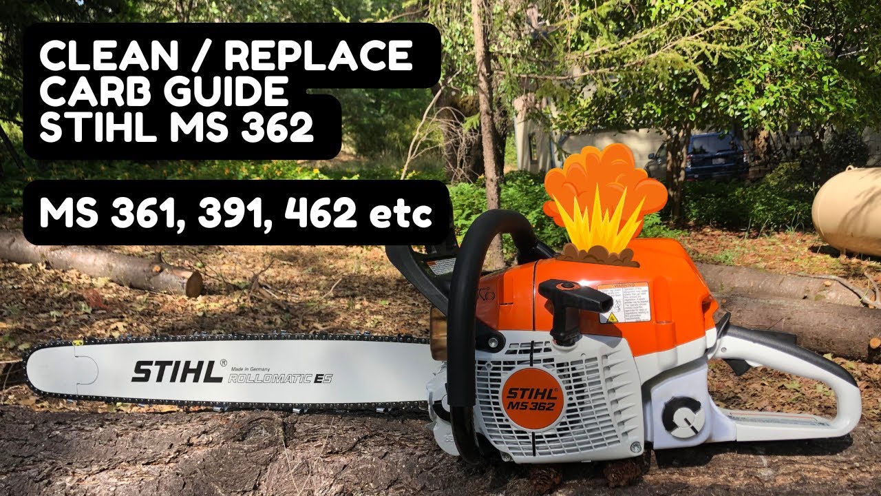How to Fix Stihl MS 362 Carb Issues | How to Remove Carburetor from Stihl Chainsaw that Keeps Dying