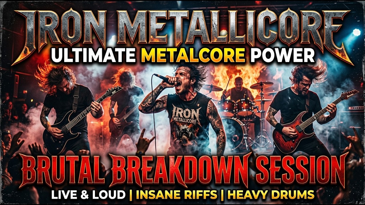 Best Music Iron Metallicore 🔥 Ultimate Metalcore Power 🎸 Brutal Breakdown Session