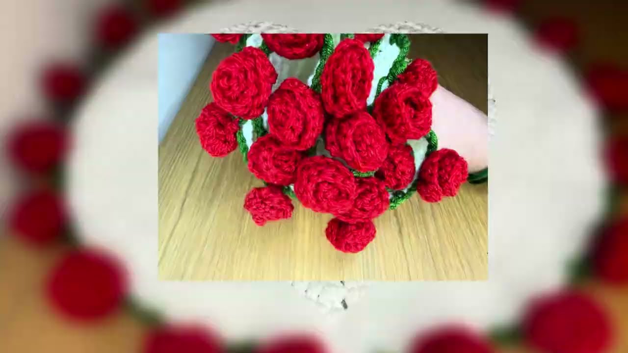Crochet flower bouquet 💐🧶