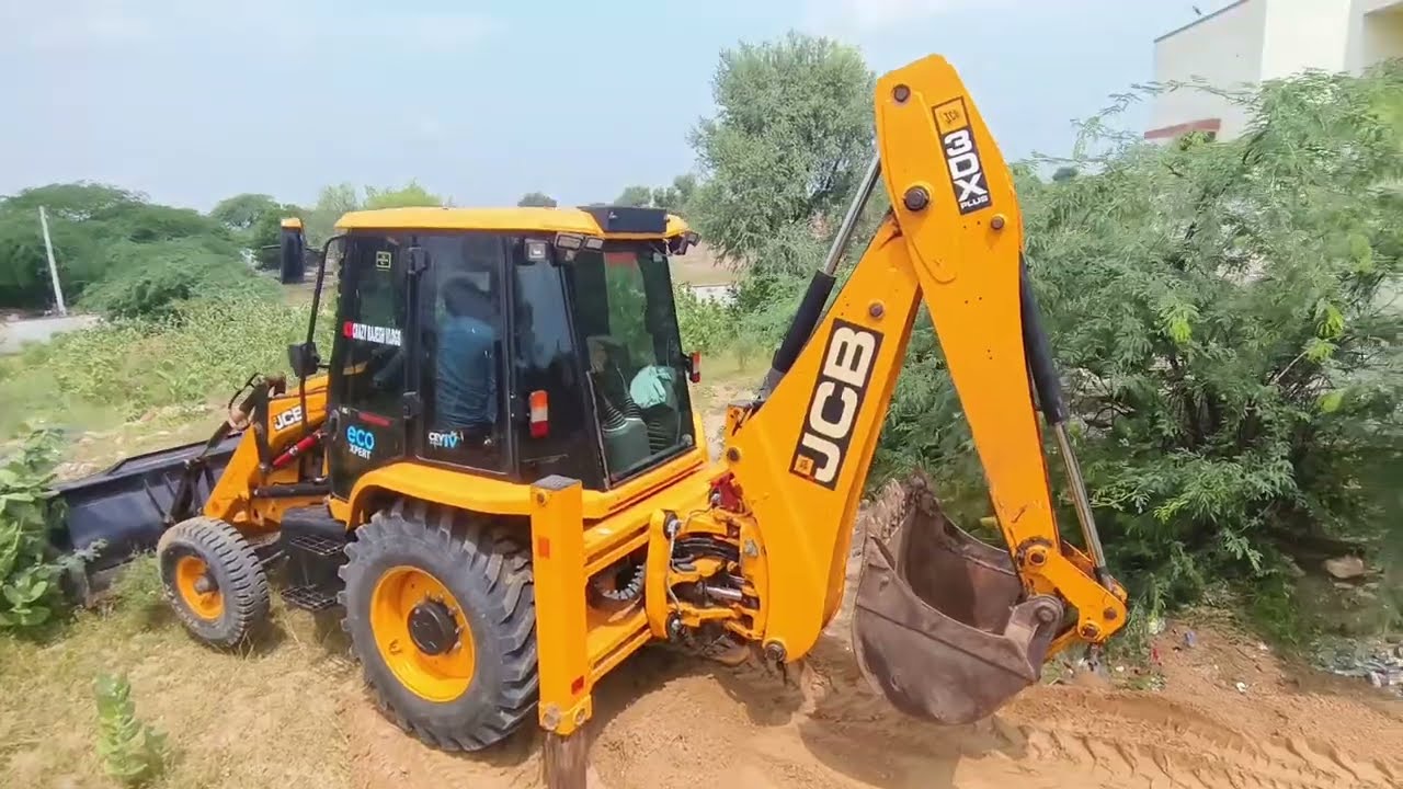 Jcb 3dx Machine Loading Red Mud In Massey 245 PD Tractor 🚜 || Jcb Tractor Working Video