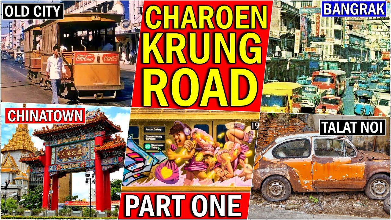 ✅CHAROEN KRUNG ROAD: BANGKOK'S BEST WALKS | Talat Noi | Old City | Creative District | Chinatown