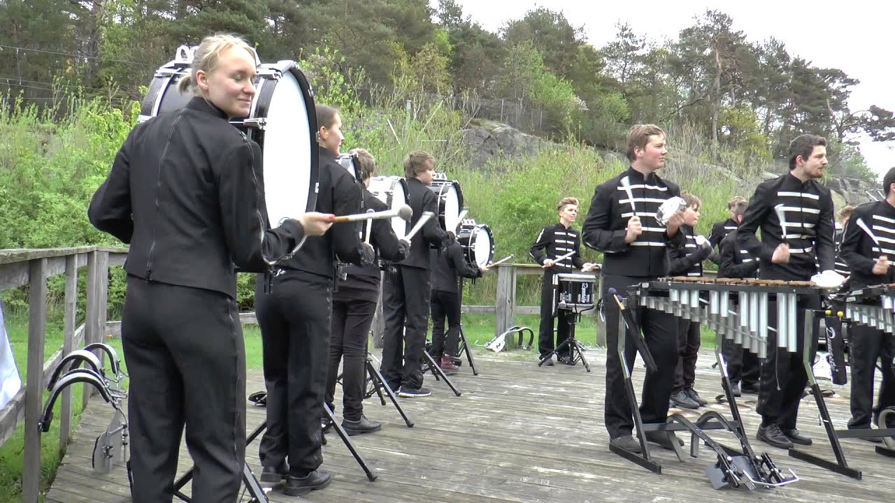 Göteborg Drum Corps. Opaltorget 10 maj 2015.
