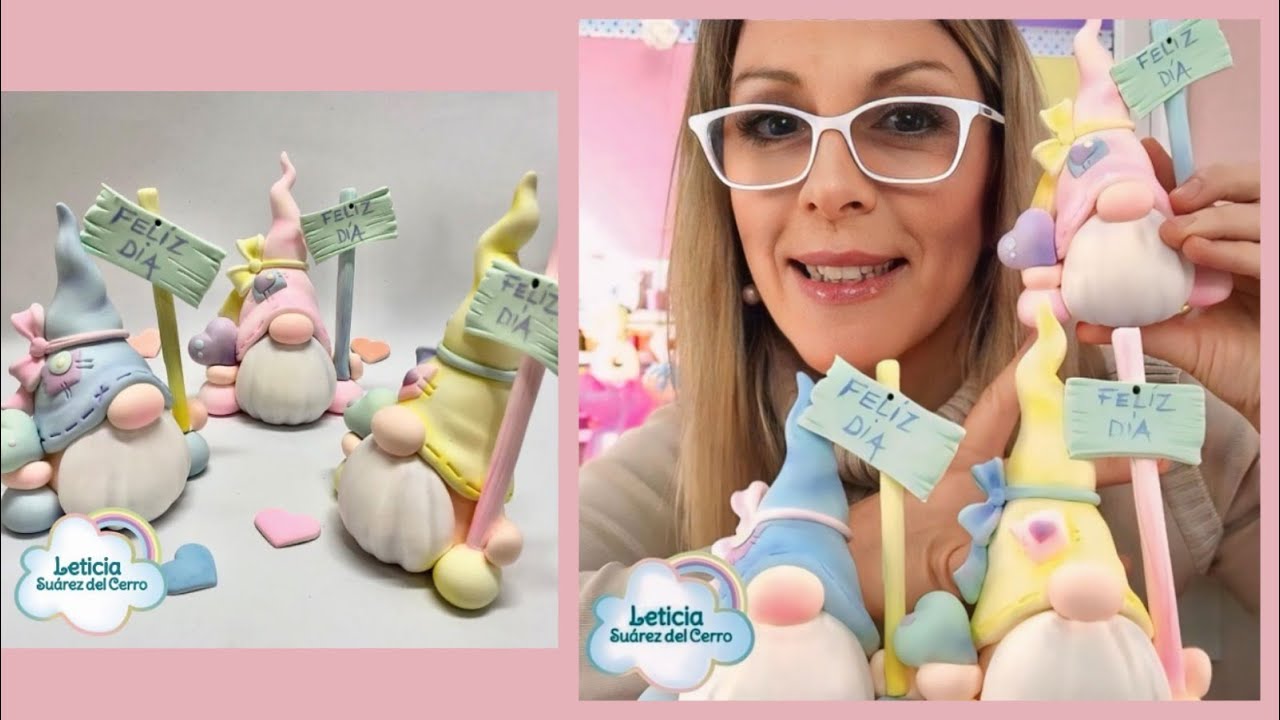 Modelado en Porcelana Fría duendes Leticia Suárez del Cerro - porclana fria ncron