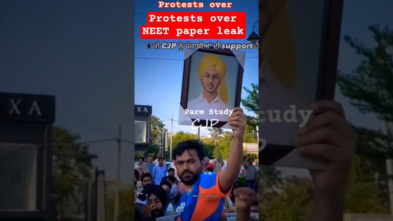 💥 Protests over NEET paper leak #parmstudy #cjp #jantarmantar #delhi #protest #students #neet #paper