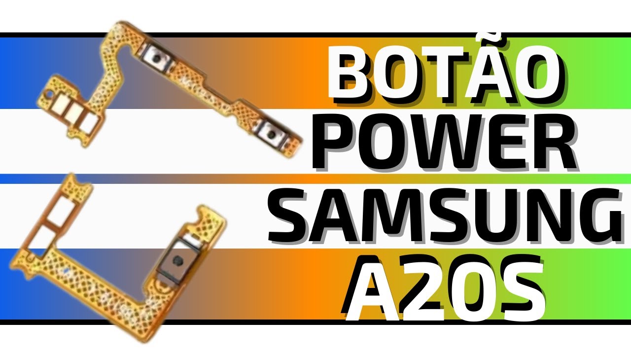 [ Samsung A20S A207 ] Como Trocar Botoes Power Volume Ligar Flex How to Change Power Volume Buttons