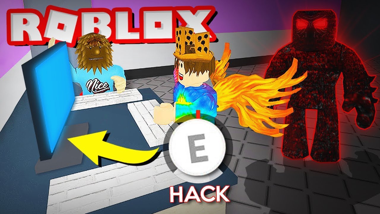 HACKING in ROBLOX TO ESCAPE THE BEAST! (Flee The Facility)