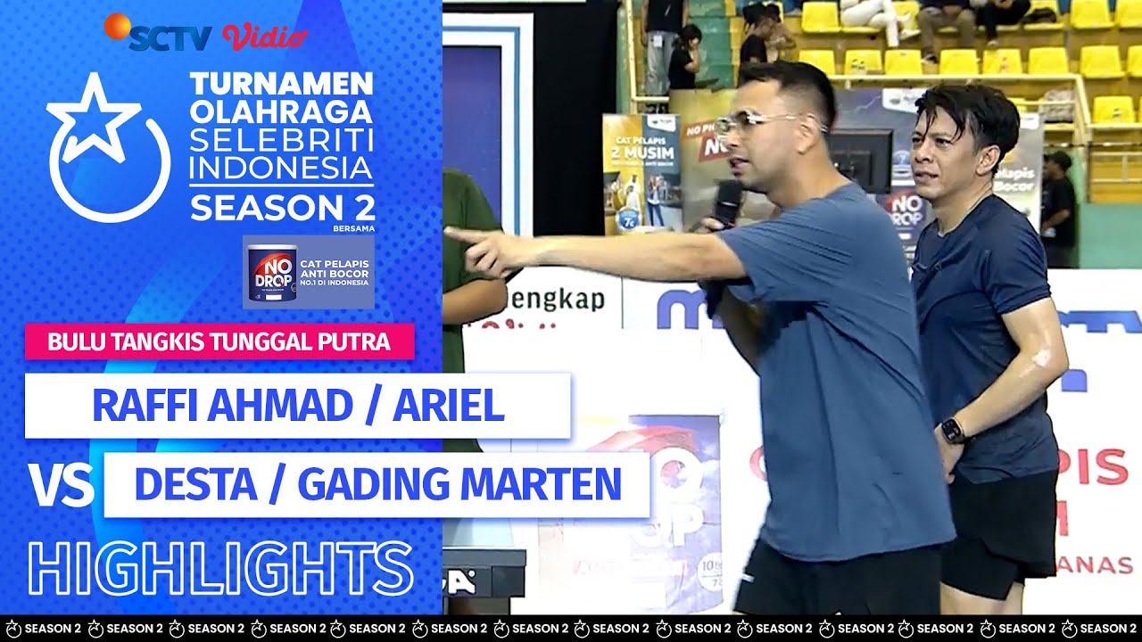 Raffi/Ariel VS Desta/Gading | Highlights Tenis Meja Ganda Putra | TOSI Season 2