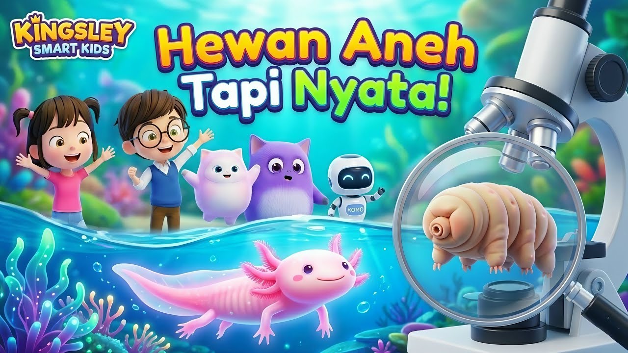 Hewan Aneh Tapi Nyata: Axolotl & Tardigrade Punya Kekuatan Super!  | 