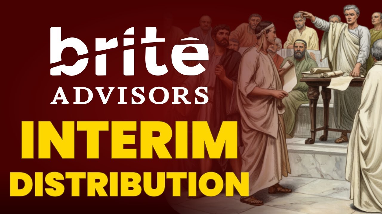 Brite Advisors Receivership Update — Interim Distribution Progress 🏧