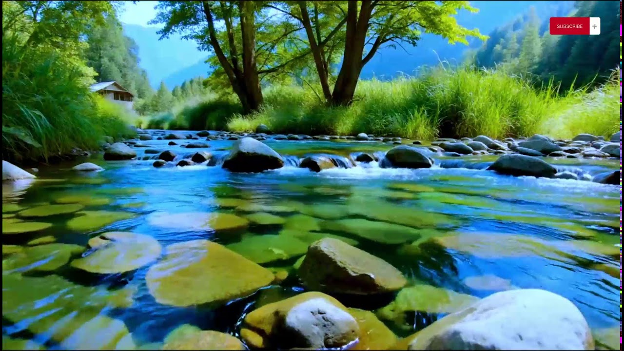 Sleep in 5 Minutes 💧 Relaxing Piano & River Sounds | 10 Hours