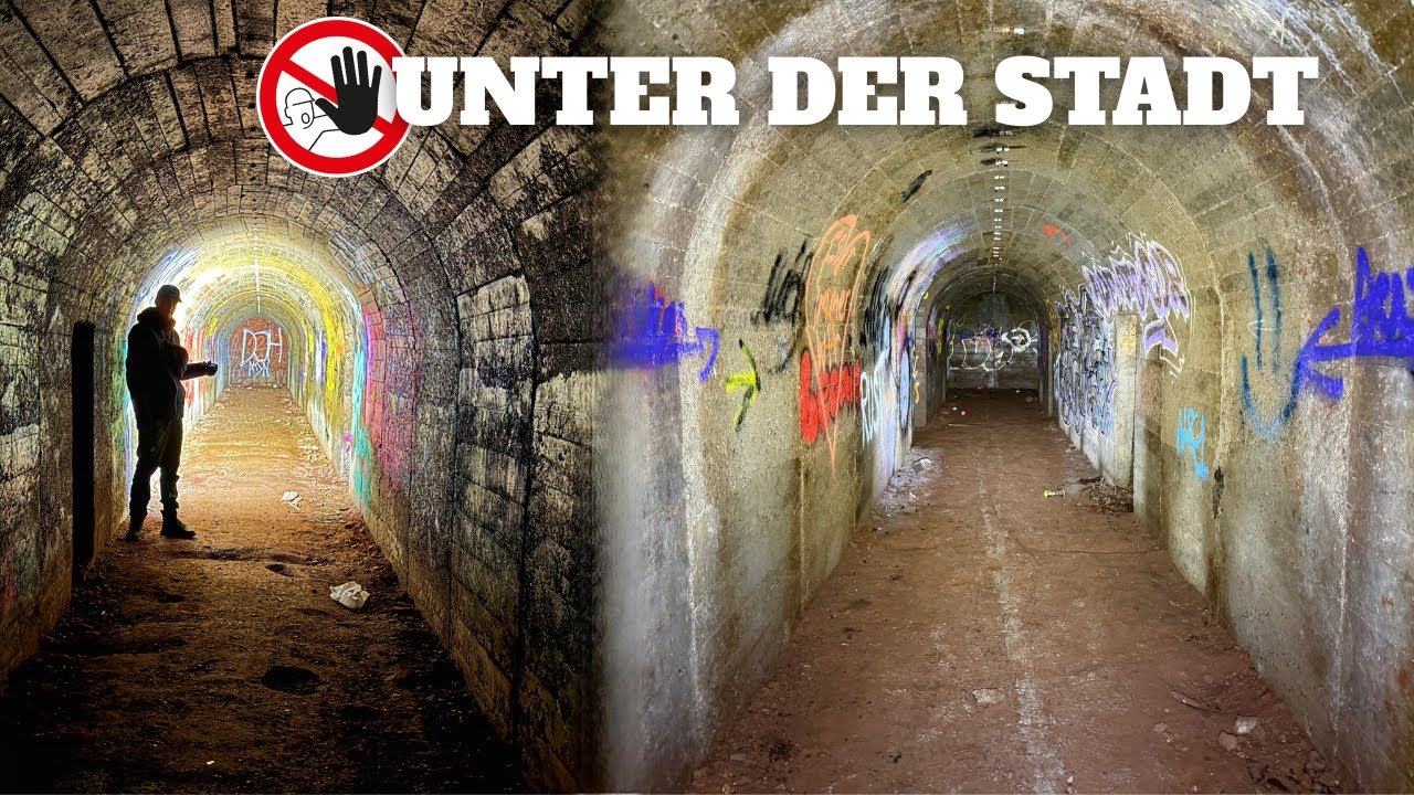 VERGESSENER LUFTSCHUTZSTOLLEN UNTER GROßSTADT GEFUNDEN! (Lost Place)