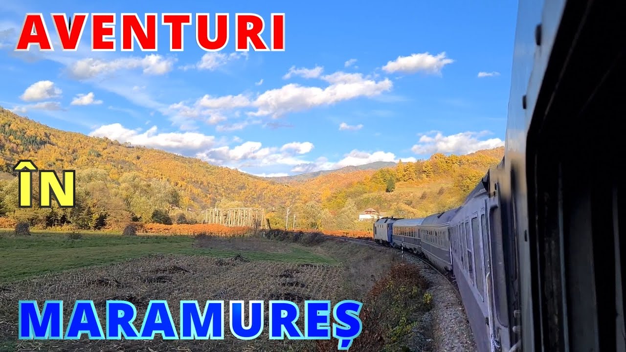 SIGHETU MARMATIEI-VALEA VISEULUI cu trenul dealungul Ucrainei si raului Tisa in Maramures