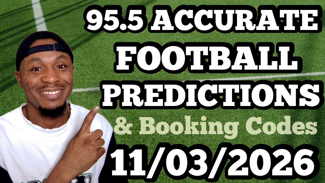 FOOTBALL BETTING TIPS & PREDICTIONS TODAY 11/03/2026 | SAFE PICKS FOR WEDNESDAY #footballpredictions