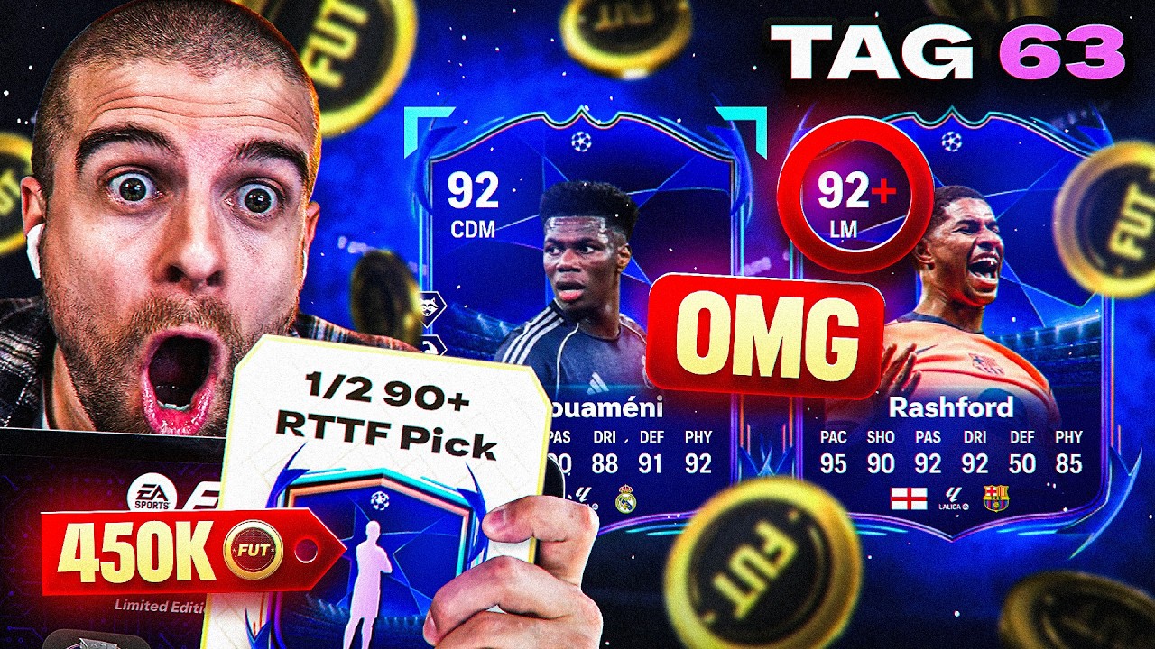 OMG 93+ RTTF im PACK 😱💎 - Kann ich ALLE KARTEN in FC 26 SAMMELN ?! TAG 63