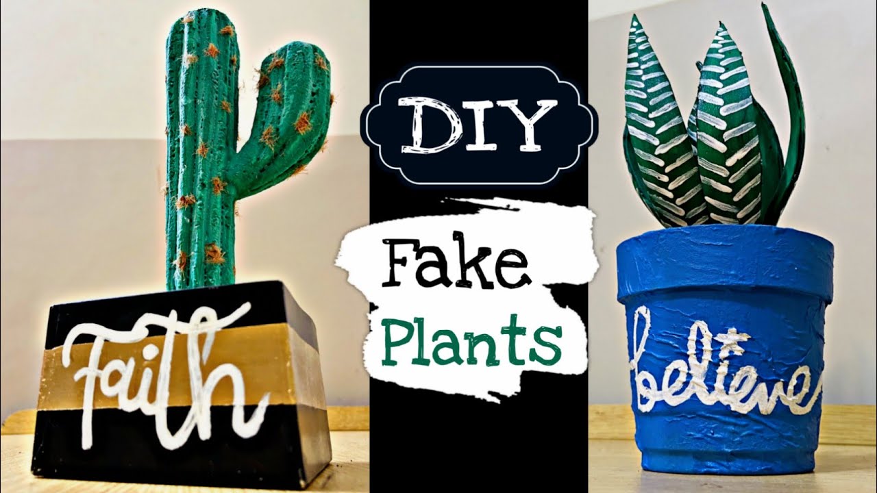 DIY CACTUS Plant // DIY Succulent Plant  // DIY Artificial plants //DIY Fake plants