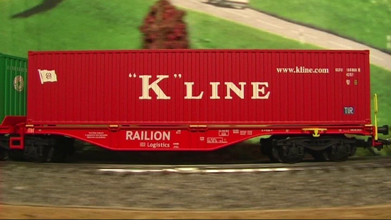 Modellbahn-Neuheiten (698) M&auml;rklin 47800 Doppel-Containertragwagen
