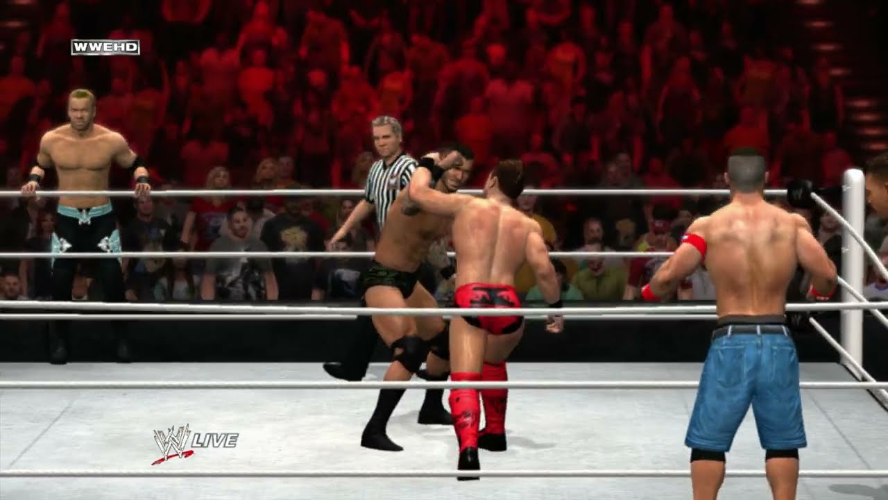 WWE Monday Night RAW: June 20, 2011 - Cena, Orton & Riley vs Christian, The Miz, & R-Truth (WWE ‘12)