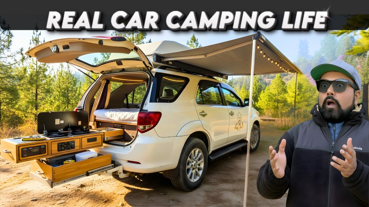 Car Camping India Reality | 100 Hours Living in a Small Campervan With Family