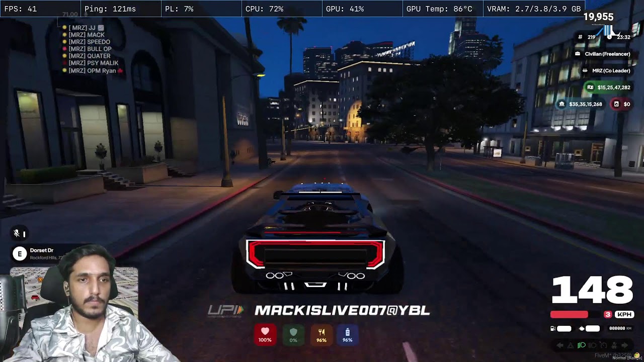 MRZ VS TVA 💛...MRZ MACK IS LIVE #xlantisrp #gtarp #mackislive