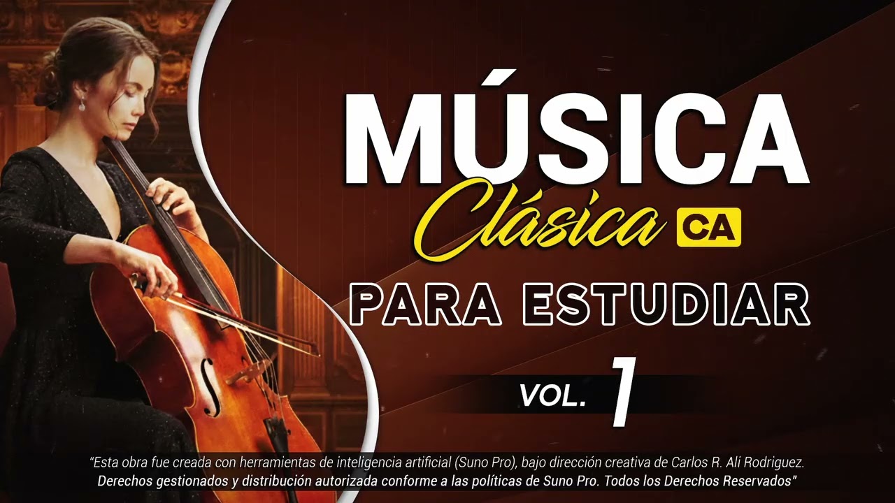 Música Clásica para Estudiar y la Concentrarse – Vol. 1 | Álbum completo | Carlos Ali