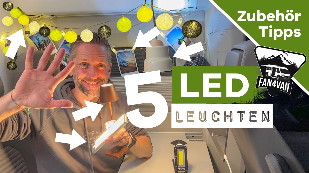 Wohnmobil LED Beleuchtung - den Camper schön & funktionell dekorieren