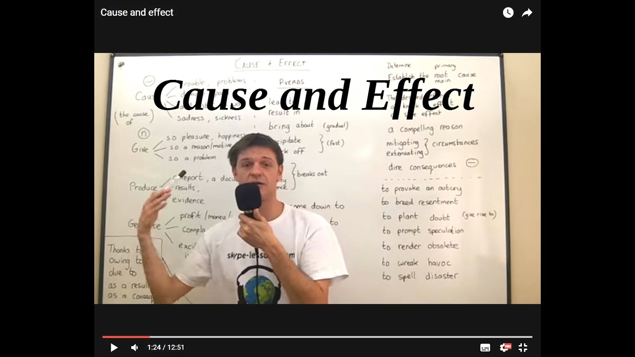 Vocabulary CAUSE and EFFECT (Lesson 26)