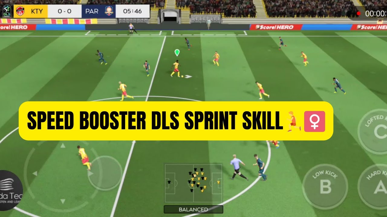 Speed Booster In DLS 26✅  &ndash; How To Sprint (Run Fast) In Dream League Soccer