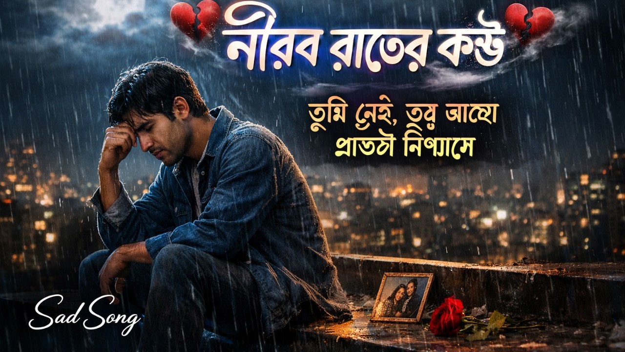 নীরব রাতের কষ্ট | Nirob Rater Kosto | Bangla Sad Song | MR Creator Bangla