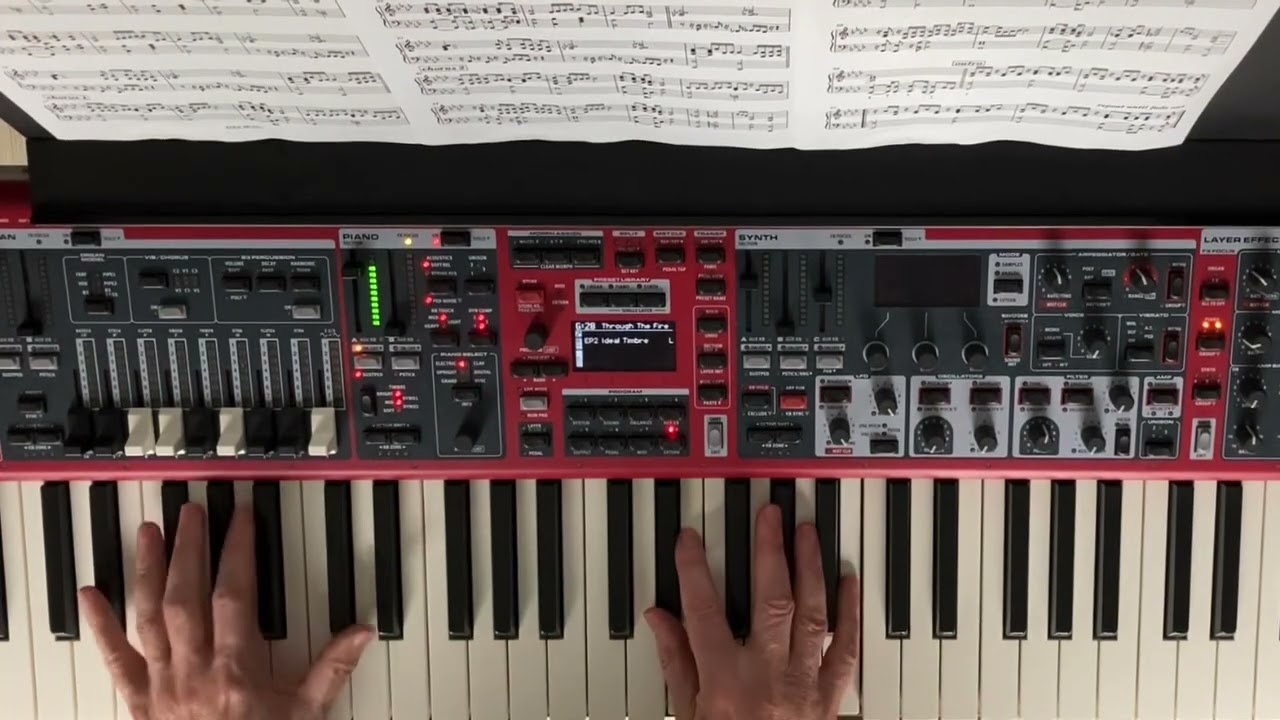 Through The Fire,Chaka Khan keyboard Cover.