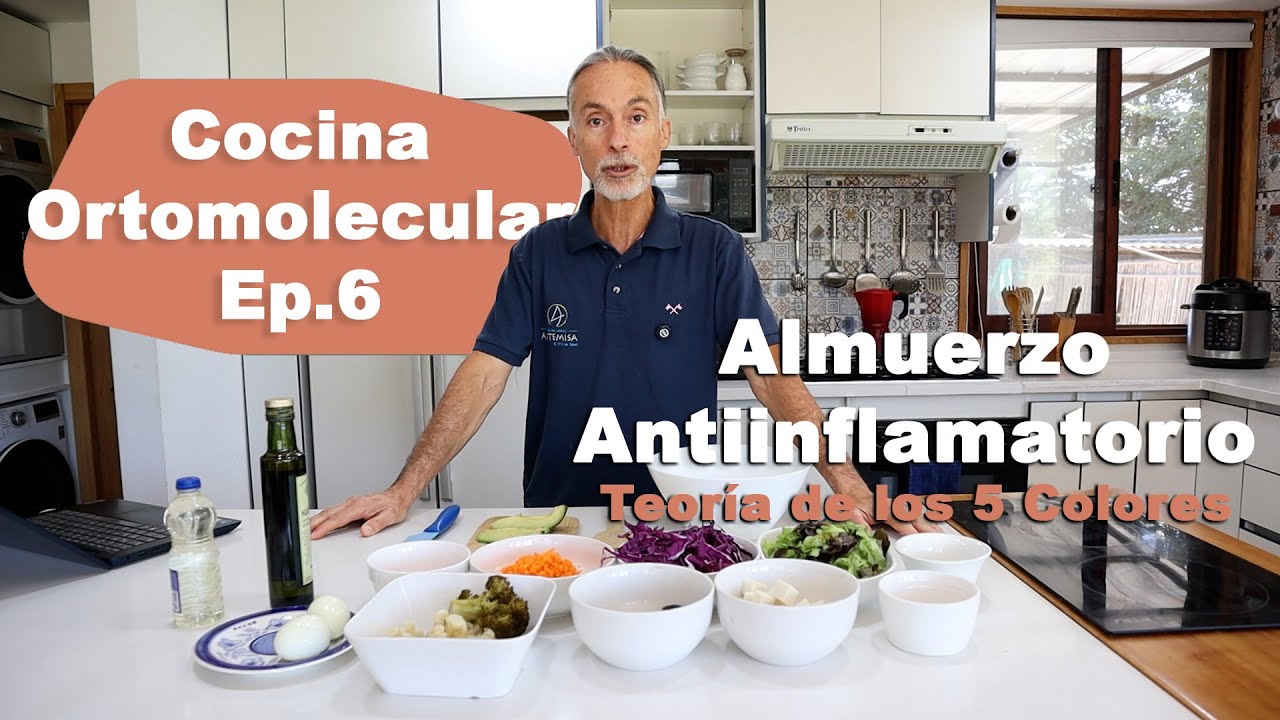 Almuerzo Antiinflamatorio / Teoría de los 5 colores - Nutrición Ortomolecular ep. 6