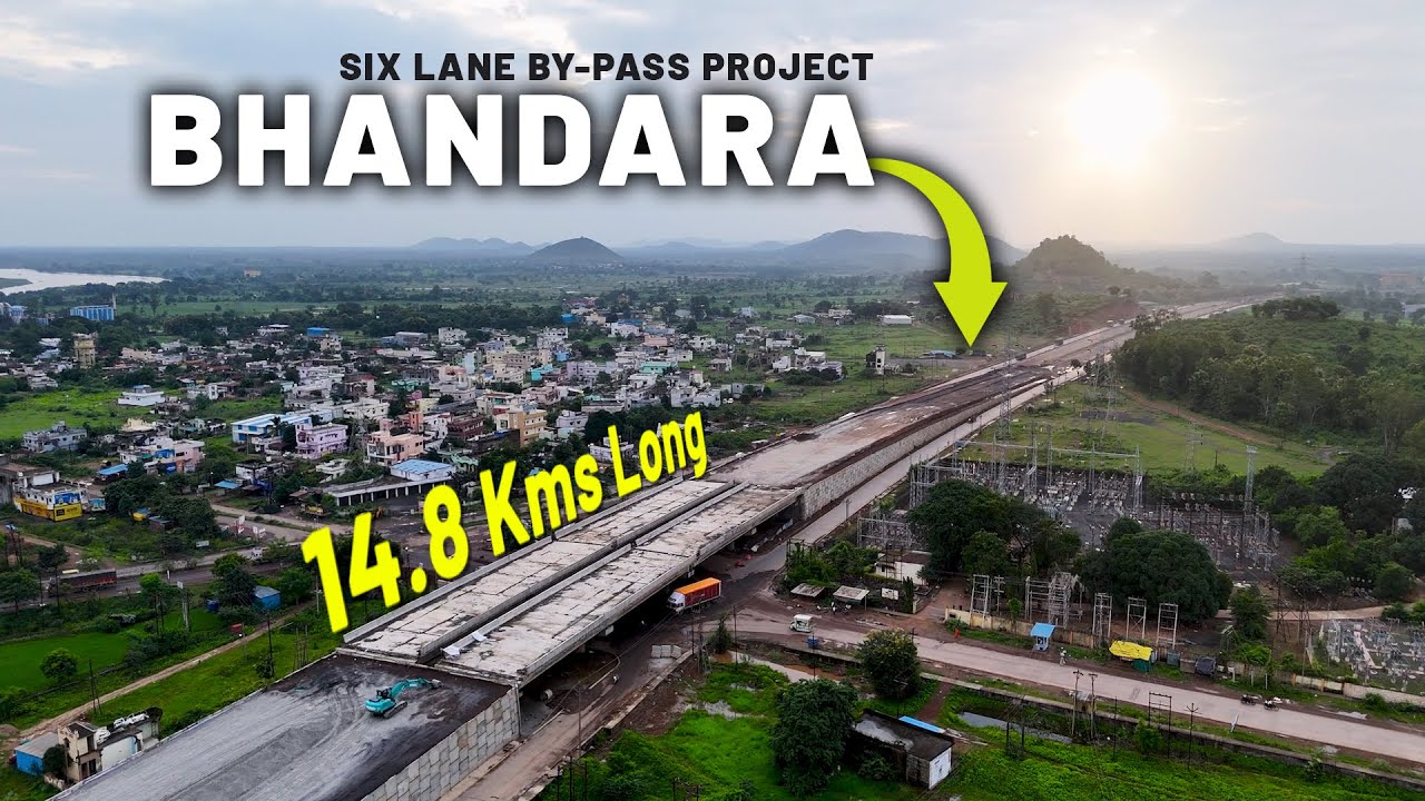 Bhandara Bypass Project Update: Wainganga Bridge Ready! | NH53 Highway Construction | Maharashtra