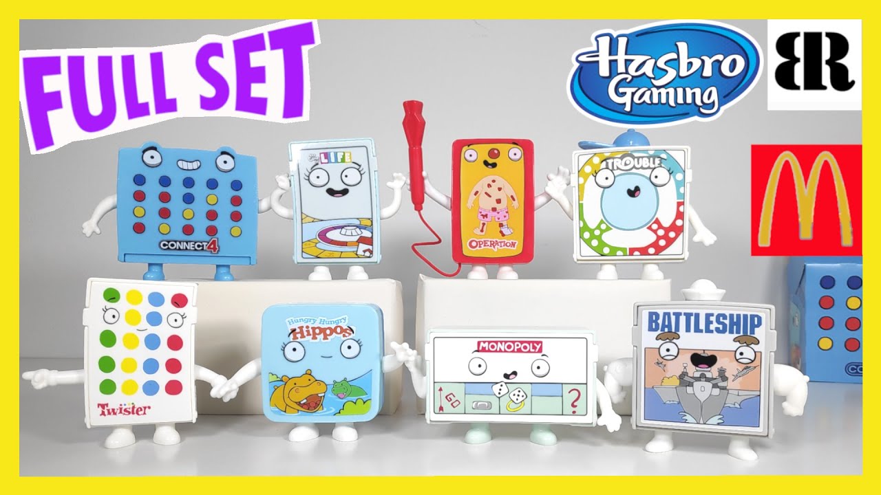 Hasbro 2021 McDonald's Happy Meal FULL SET of 8 Unboxing | Complete Set