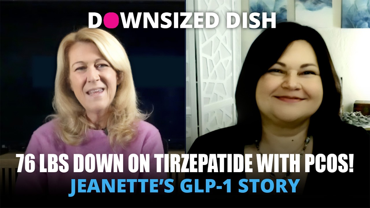 76 lbs Down on Tirzepatide With PCOS! DOWNSIZED DISH