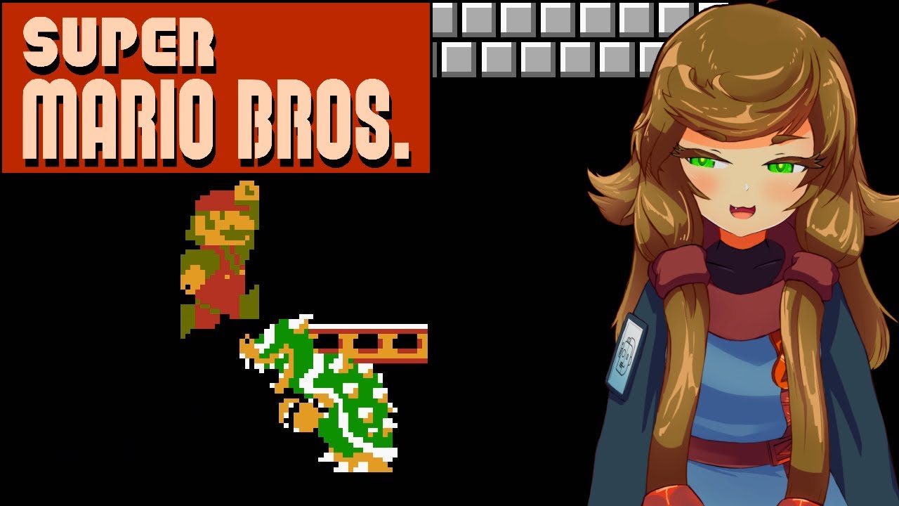 Blu Chan Plays Super Mario Bros (NES) For the First Time Ever!