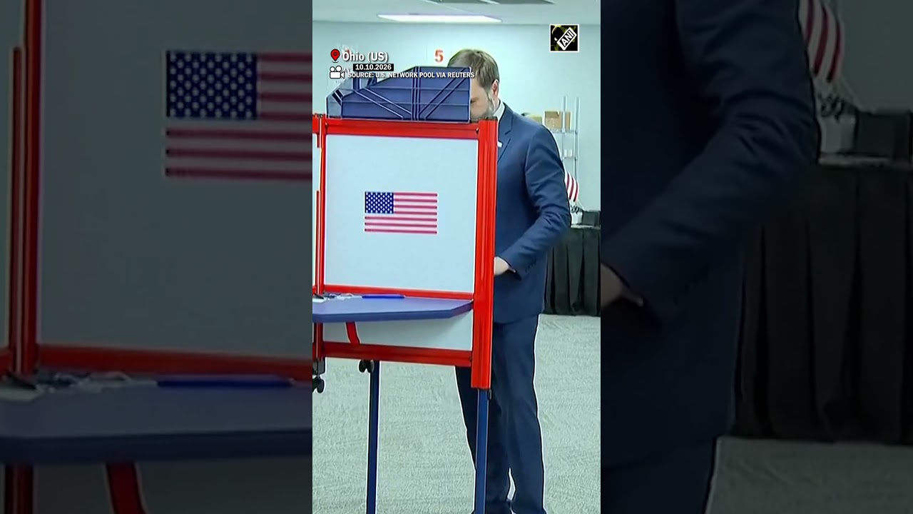 JD Vance participates in early voting as the United States prepares for Midterm Elections