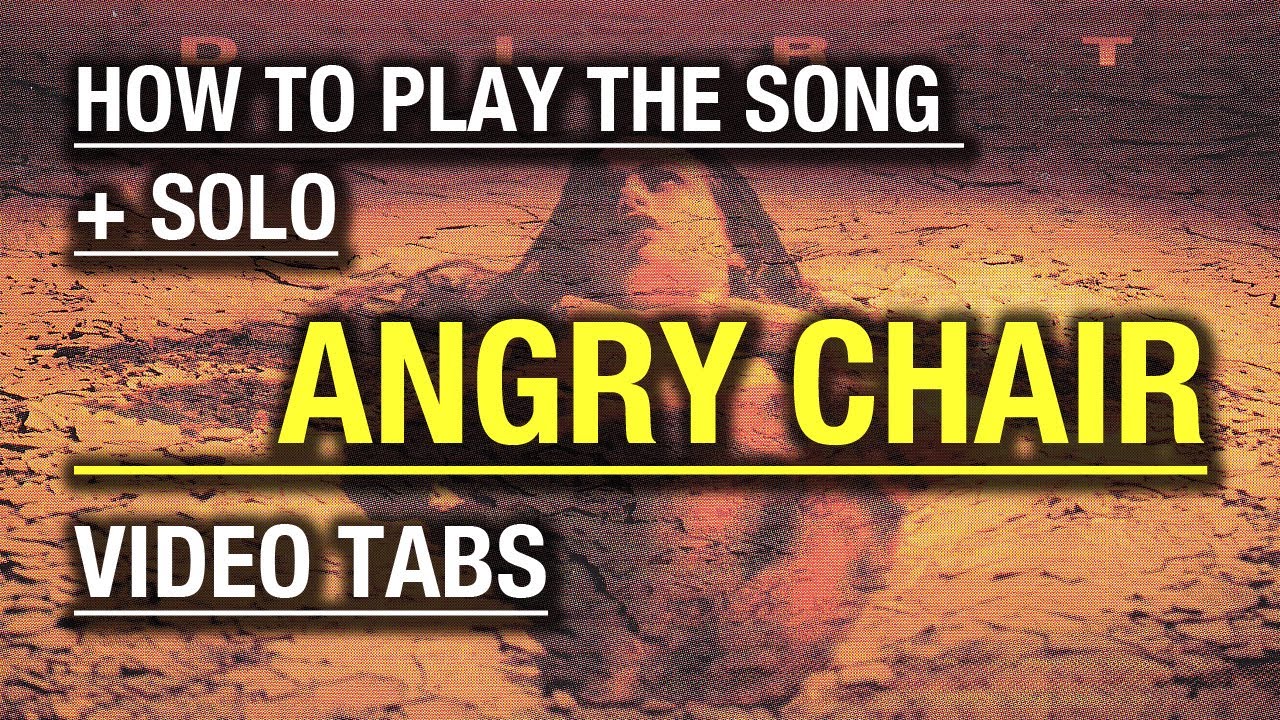 Alice in Chains - Angry Chair | Guitar Cover with Tabs | Learn to play the solo