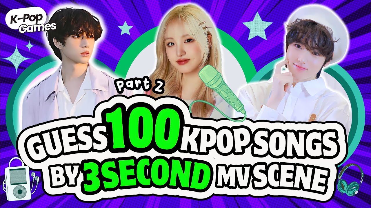 GUESS 100 KPOP SONGS BY 3 SECONDS MV? #2 🎧 |KPOP GAMES 🎮 KPOP QUIZ 💙|