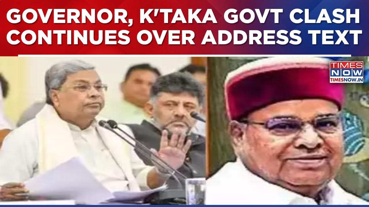 Karnataka Faces Governor-Govt Standoff Over Speech As Raj Bhavan Seeks 'Critical Of Centre' Removal