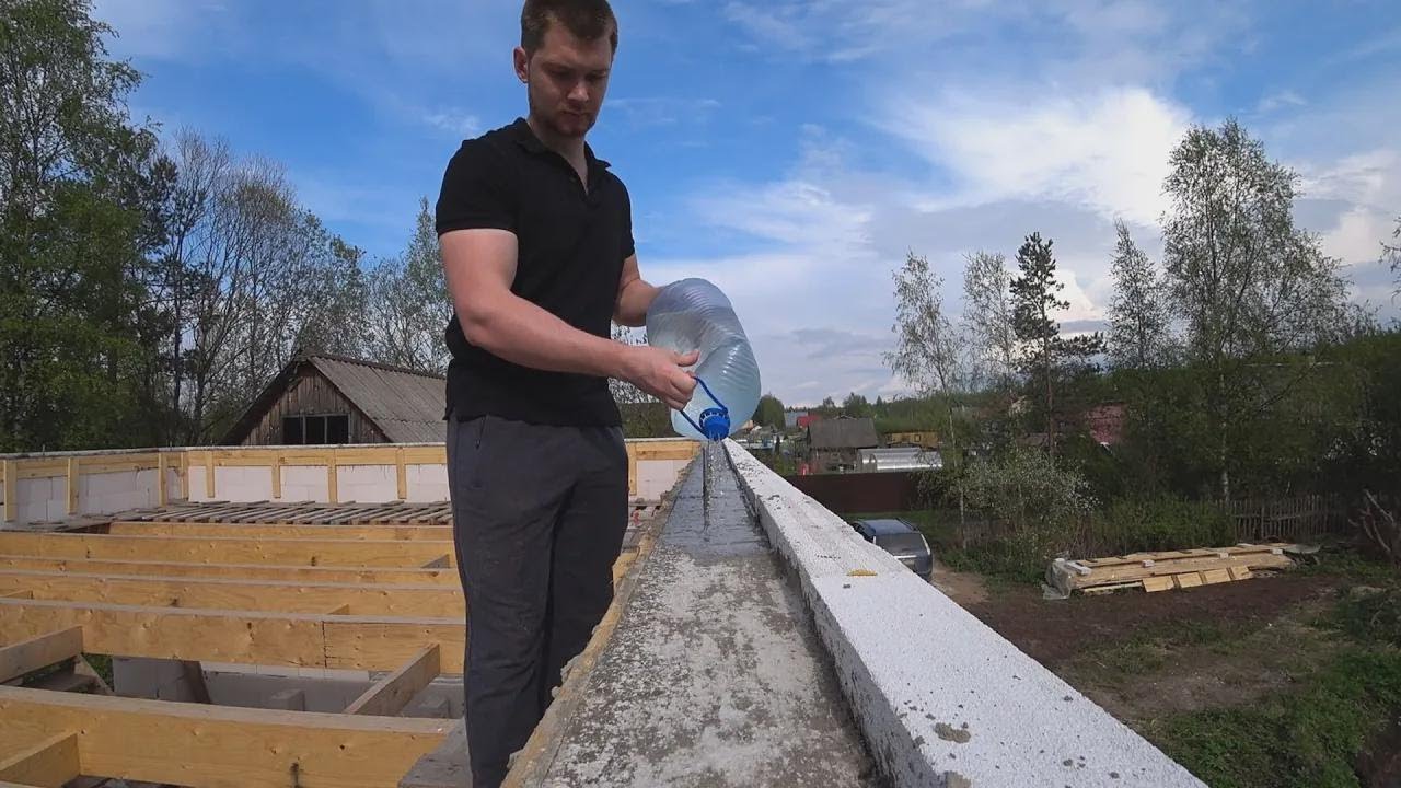 How to Build a Reinforced Concrete Belt for a Cinder Block House by Yourself