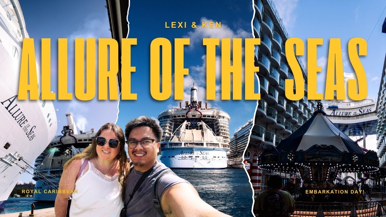 Boarding OUR FIRST EVER Royal Caribbean Cruise! (Allure of the Seas)