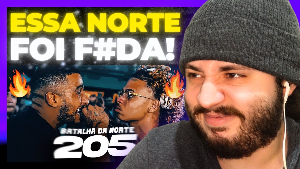a NORTE 205 PEGOU FOGO! 🔥| REACT BAUEB