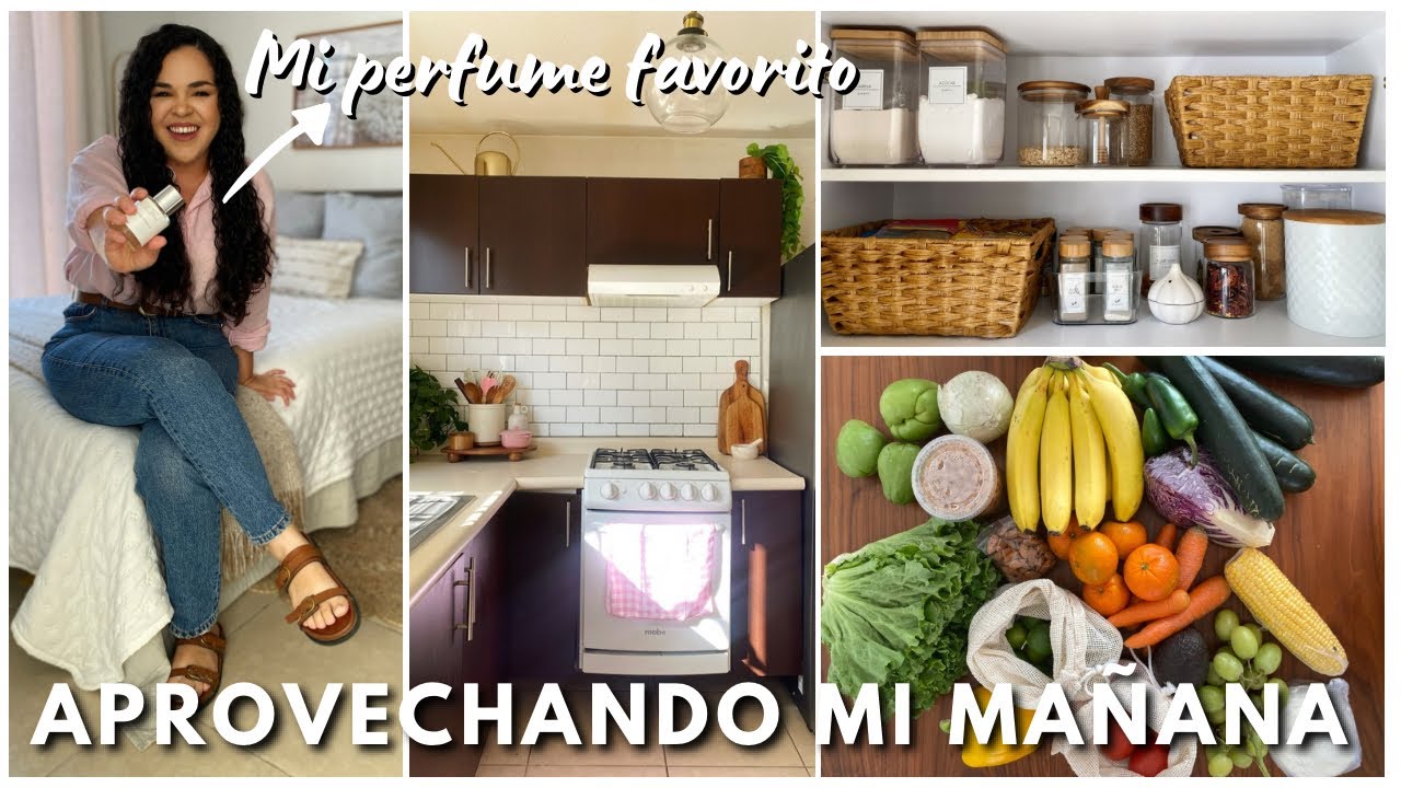 🧺🫙🥒Aprovechando mis mañanas ✨ Organización de despensa + mi perfume favorito de @dossierperfumes 🥥