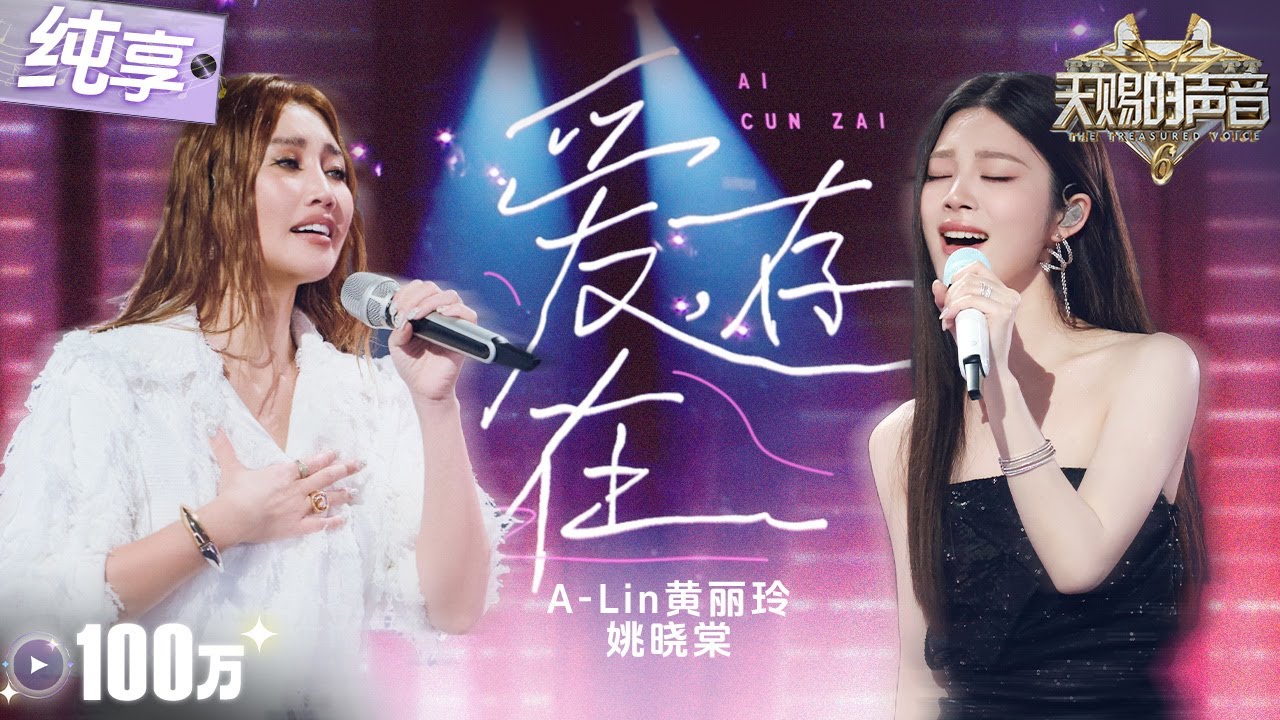 【纯享版】继《连名带姓》后A-Lin黄丽玲又把自己唱泪目了！合作姚晓棠改编热门OST《爱，存在》沙哑与清甜声线交织 简直浪漫到了极点！#天赐的声音6 EP9 20250613