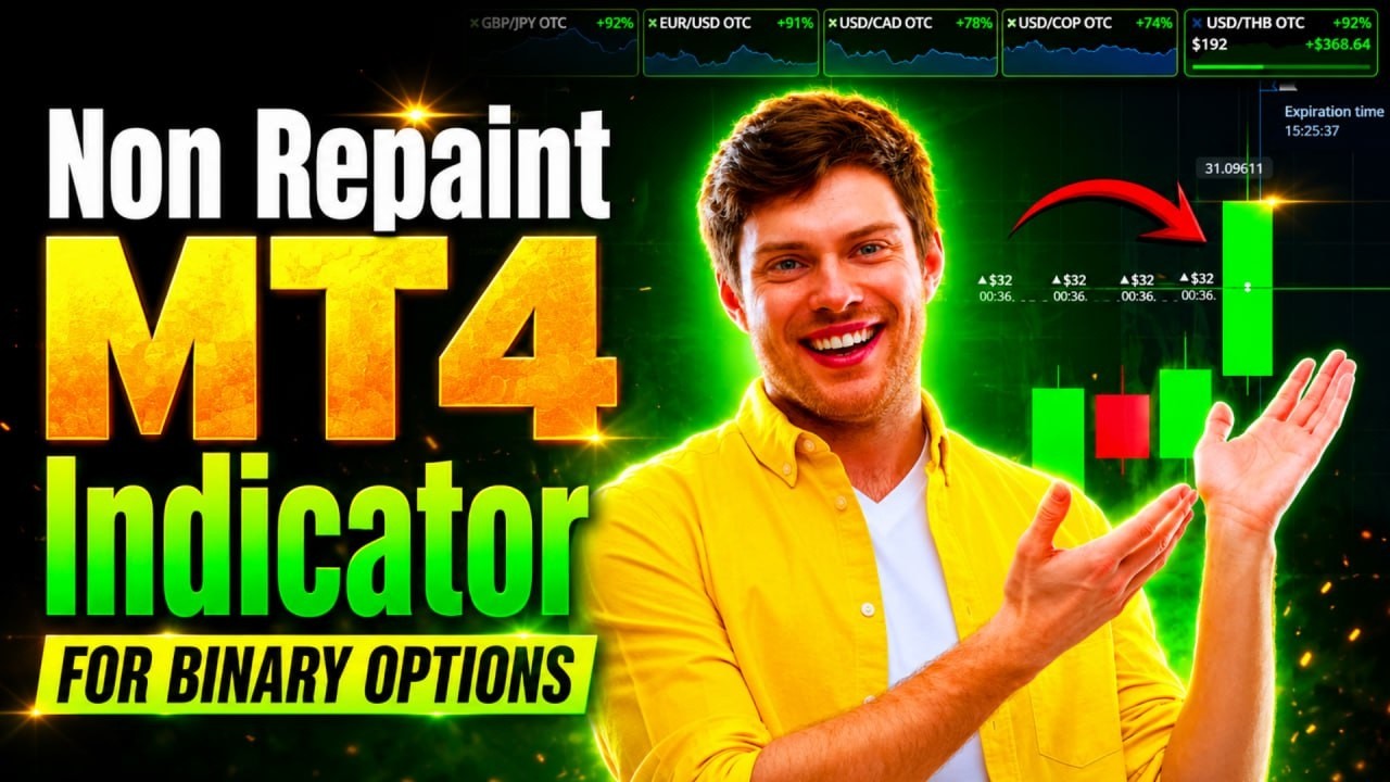 Non Repaint MT4 Indicator for Binary Options | mt4 indicator | pocket option | quotex | binomo