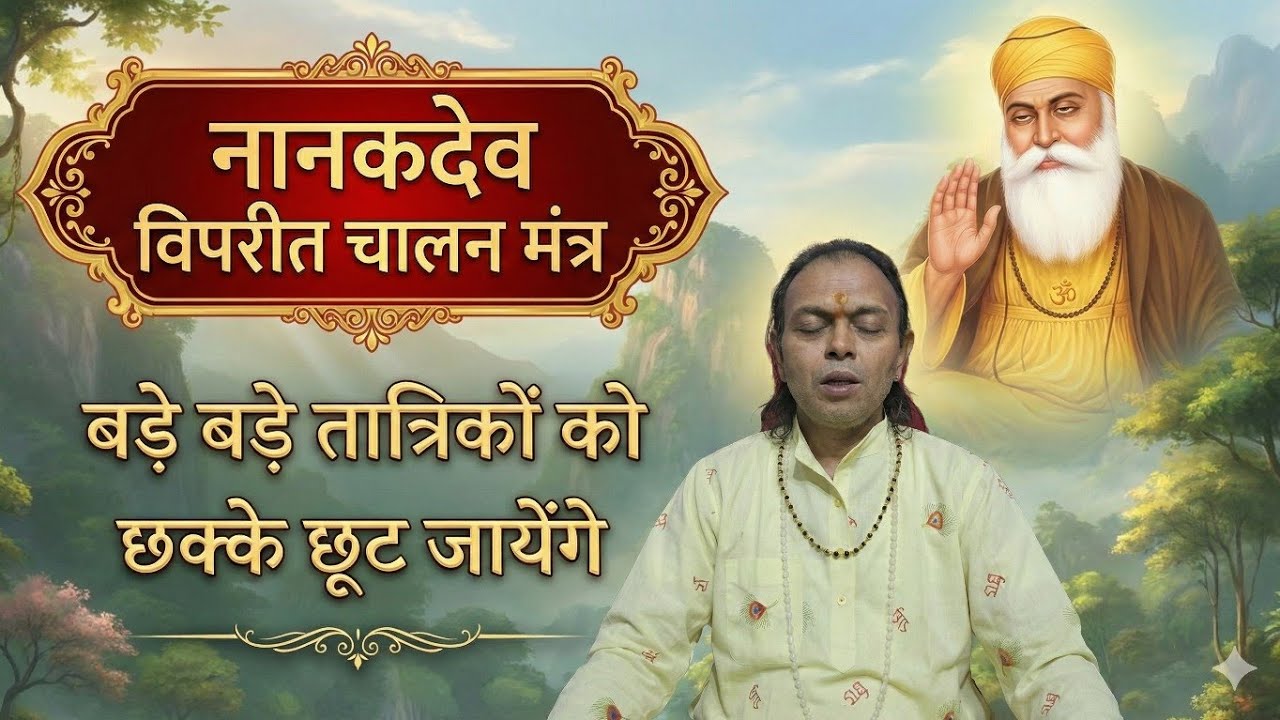गुरुनानक देव जी का विपरीत चालन मंत्र।।जिसने किया उसी पे गिरेगा।।