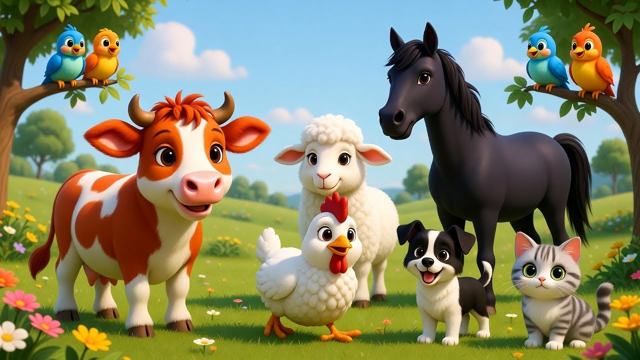 Hayvanlar ve Faydaları | Çocuk Şarkısı & Eğitici Animasyon | Animals and Their Benefits Song