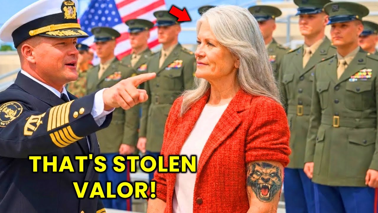 She Came to Watch Her Grandson Graduate — Until USMC Commander Recognized the Tattoo They Buried