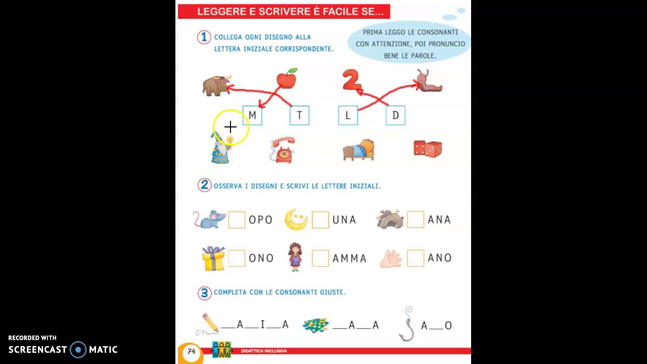LEGGERE E COMPRENDERE PAG.74