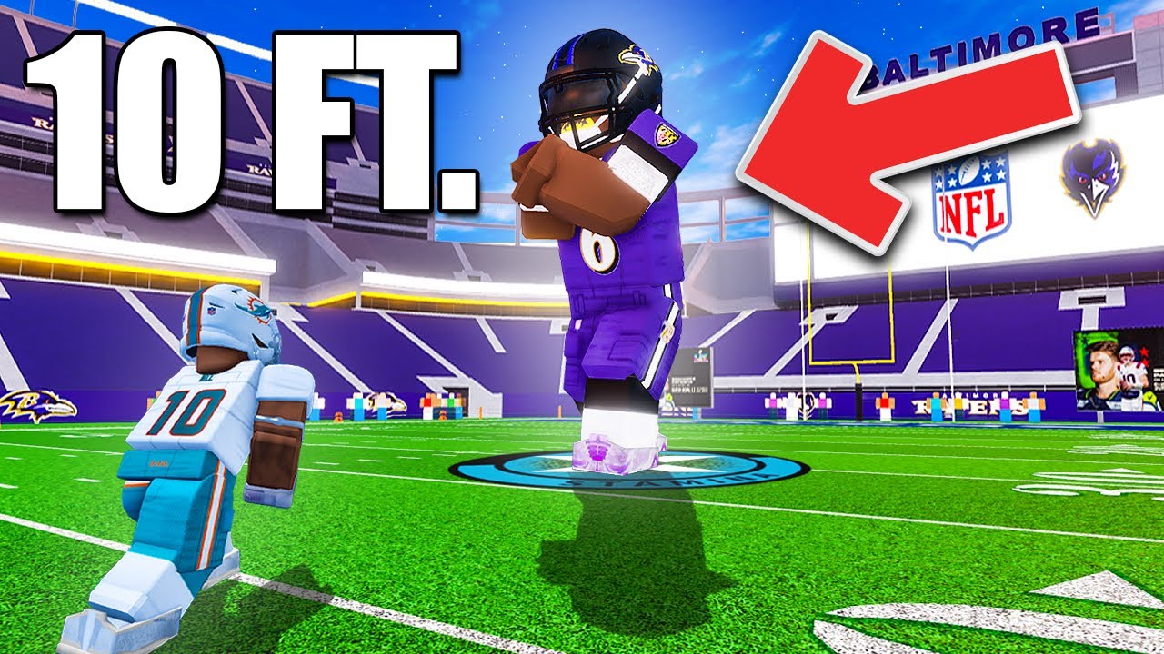 NFL Universe Football, But Lamar Jackson is a GIANT